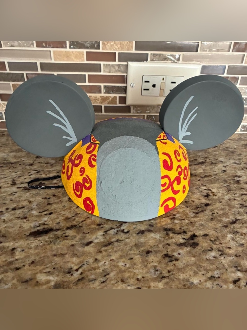 Custom hand painted Baloo (Move It! Shake It! Celebrate It!) mouse ears hat